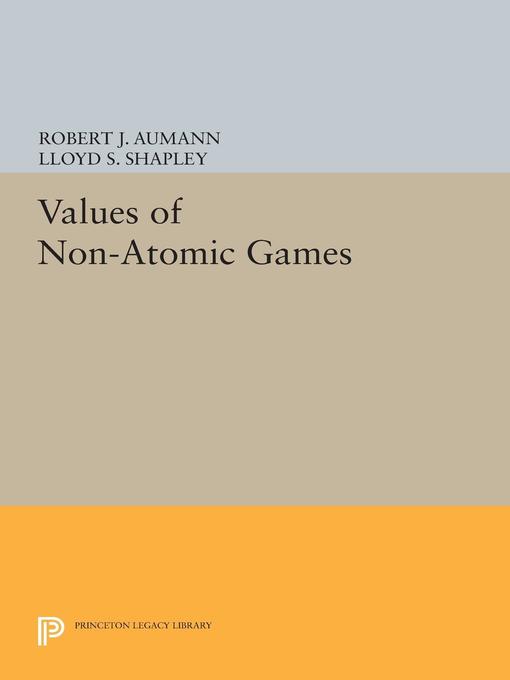 Upplýsingar um Values of Non-Atomic Games eftir Robert J. Aumann - Biðlisti